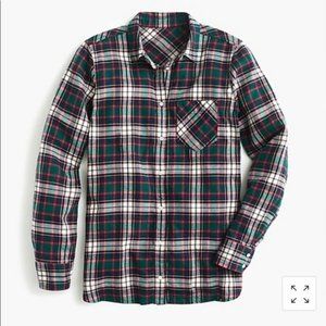 J. Crew | Classic-Fit Boy Shirt in Evergreen Plaid